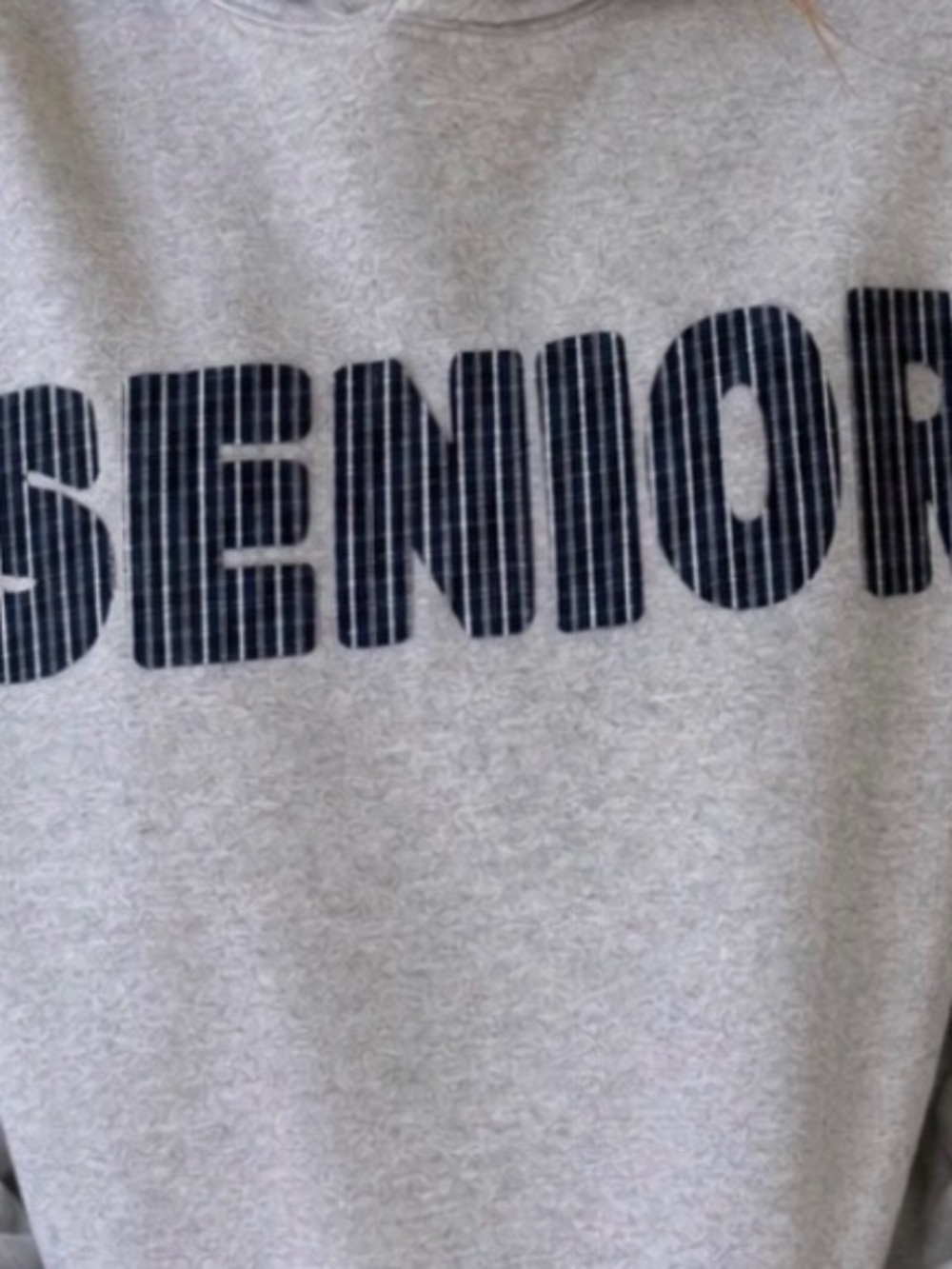 White SENIOR tshirt Multicolor Applique Custom Design yours All sizes available